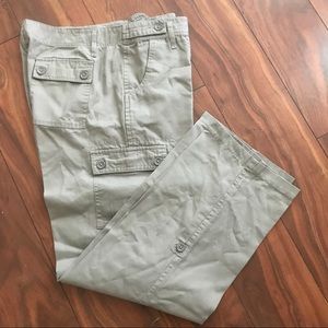 KHAKI CARGO PANTS SIZE 12